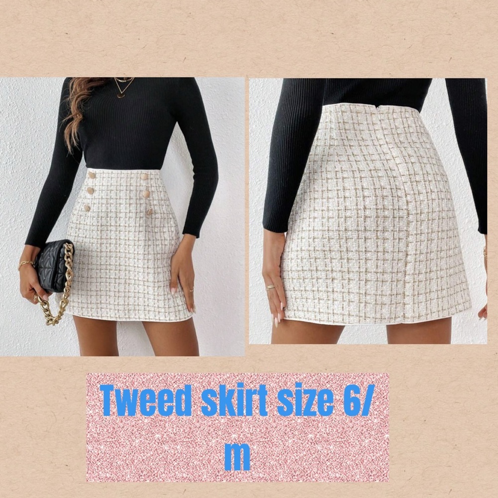 Elegant Tweed Skirt